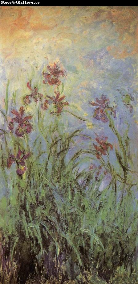 Claude Monet Lilac Irises